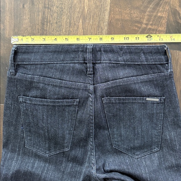 White House Black Market -  High-Rise Slim Ankle Jeans with adorable buttons! - Picture 6 of 7